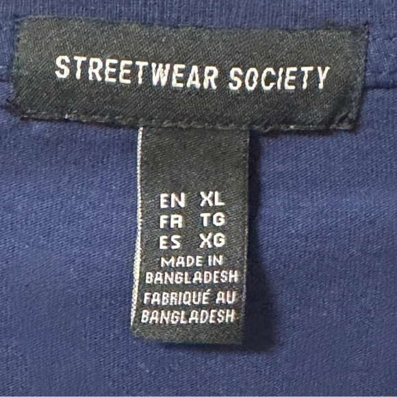 Streetwear Society Women’s Calabasas Varsity League Graphic Tee XL Relaxed Fit - Picture 3 of 5